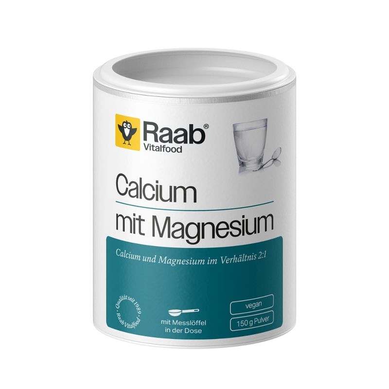 Raab Vitalfood Calcium mit Magnesium Pulver - Produktbild