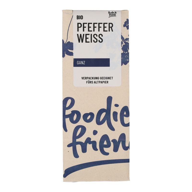 foodie & friends BIO Pfeffer weiß ganz - Produktbild