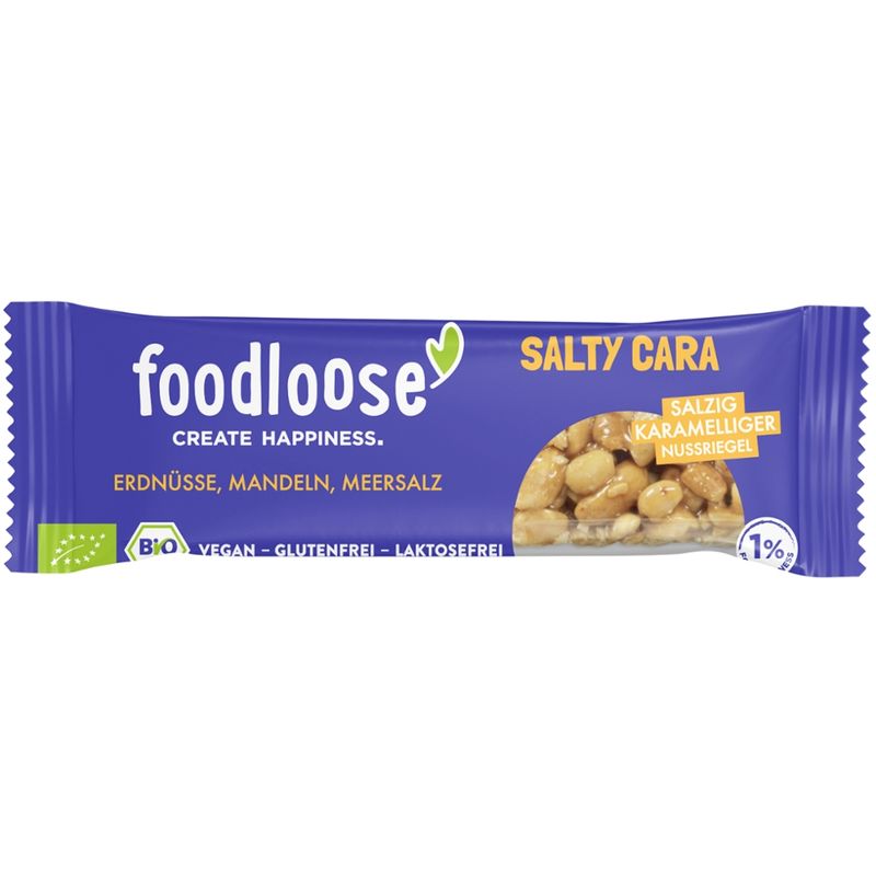 foodloose foodloose Bio-Nussriegel Salty Cara 35g - Produktbild