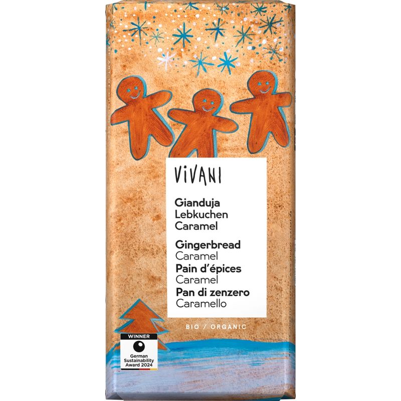 Vivani Gianduja Schokolade mit Lebkuchen und Caramel - Produktbild