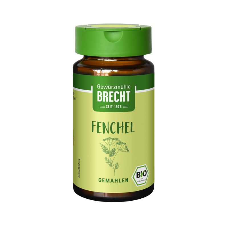 Gewürzmühle Brecht Fenchel gemahlen - Glas - Produktbild