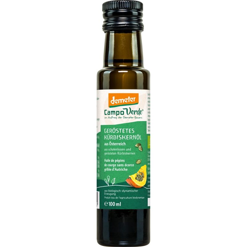 Campo Verde CV geröstetes Kürbiskernöl 100ml - Produktbild