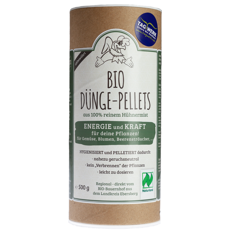 TAGWERK Bio Dünge-Pellets 500g Biohof Riedl - Produktbild
