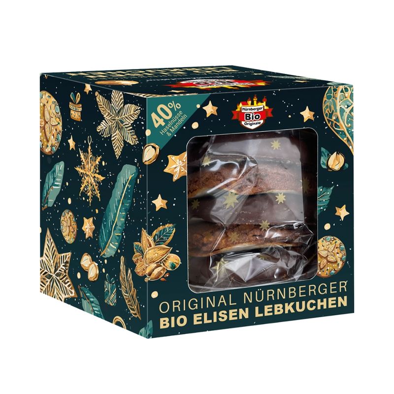 Nürnberger Bio Originale 5 Original Nürnberger Bio Elisen Lebkuchen, sort. - Produktbild