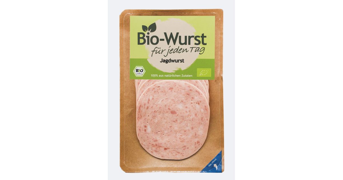 Bio Jagdwurst 80g Bio Wurst für jeden Tag | bio123