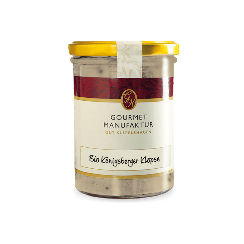 Gourmet Manufaktur Gut Klepelshagen Bio Königsberger Klopse - Produktbild