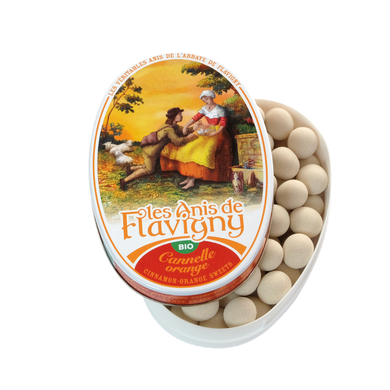 ANIS DE FLAVIGNY Ovale Dose 50g ZIMT-ORANGE BIO - Produktbild