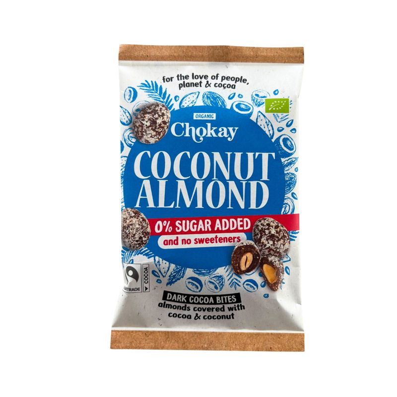 Chokay BV Chokay - Bites - Coconut Almond FairTrade, 85g - Produktbild