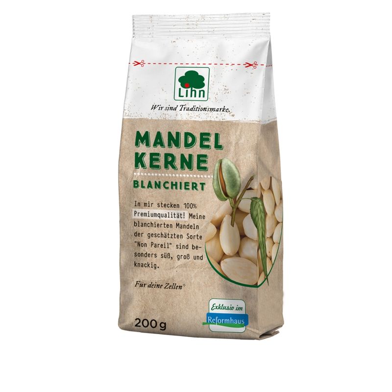 Lihn Mandelkerne, blanchiert, 20/22er - Produktbild