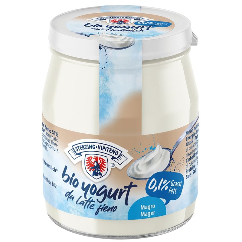 Joghurt Sterzing BIO Bio Magermilchjoghurt aus Heumilch G.T.S. - 150g - Natur - Produktbild