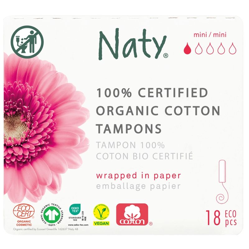 Naty Naty Tampons Mini, 18 St - Produktbild