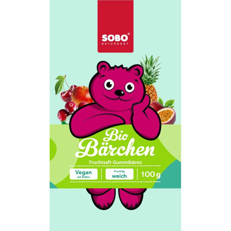 Sobo Bio-Bärchen ohne Gelatine, mit Pektin - Produktbild