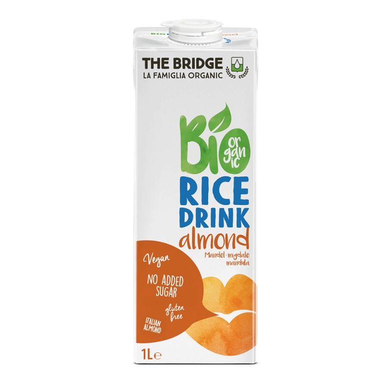 THE BRIDGE BIO BIO RICE DRINK ALMOND 1000 ML - Produktbild