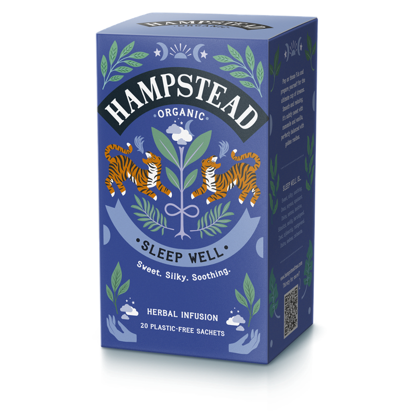 Hampstead Organic  Organic SLeepwell Tea bags in plastic free packaging - Produktbild