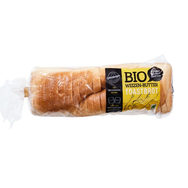 herzberger Weizen-Buttertoast 500g - Produktbild