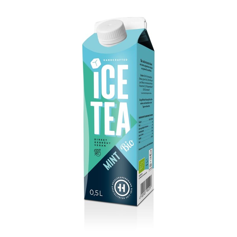 Hessler & Herrmann BIO ICETEA Mint 500 ml ELO mini - Produktbild