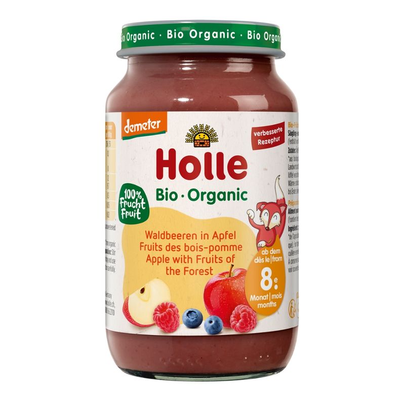 Holle  Waldbeeren in Apfel - Produktbild