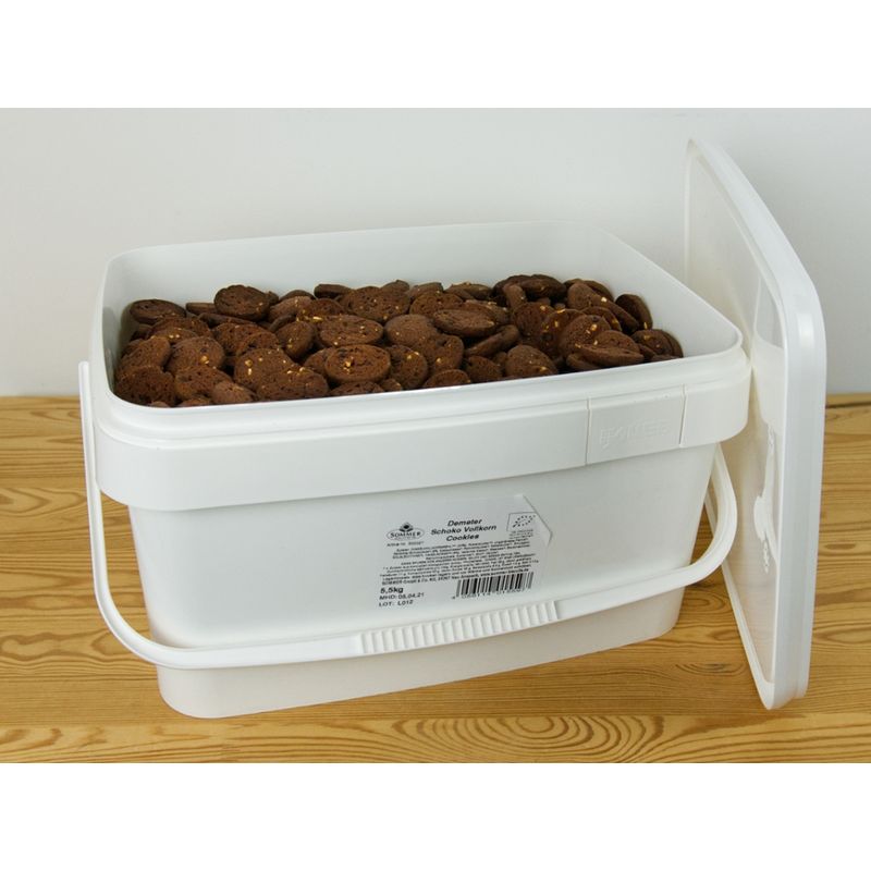 Sommer Demeter Dinkel Schoko Cookies, Vollkorn unverpackt im Eimer - Produktbild