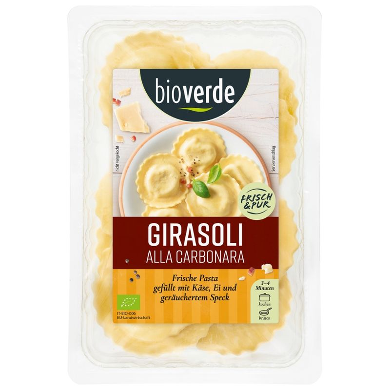 bio-verde Girasoli alla Carbonara 250 g - Produktbild