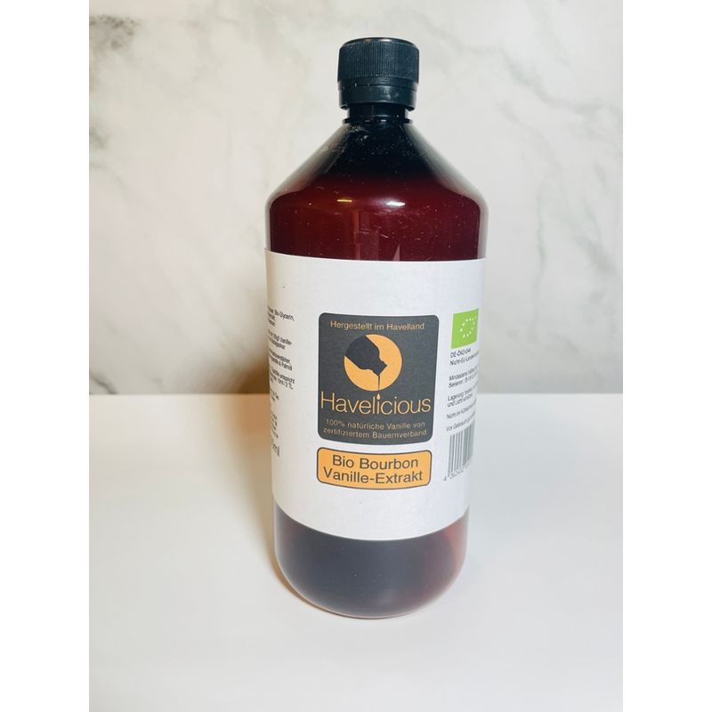 Havelicious Bio Bourbon Vanilleextrakt hochdosiert 500ml - Produktbild