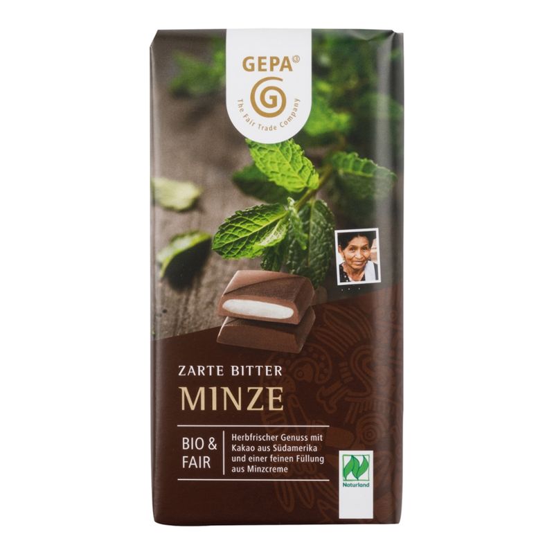 GEPA - The Fair Trade Company Zarte Bitter Minze - Produktbild