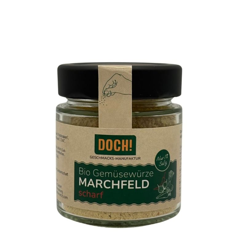 DOCH! Geschmacks-Manufaktur DOCH! Bio Gemüsewürze MARCHFELD Scharf Glas - Produktbild