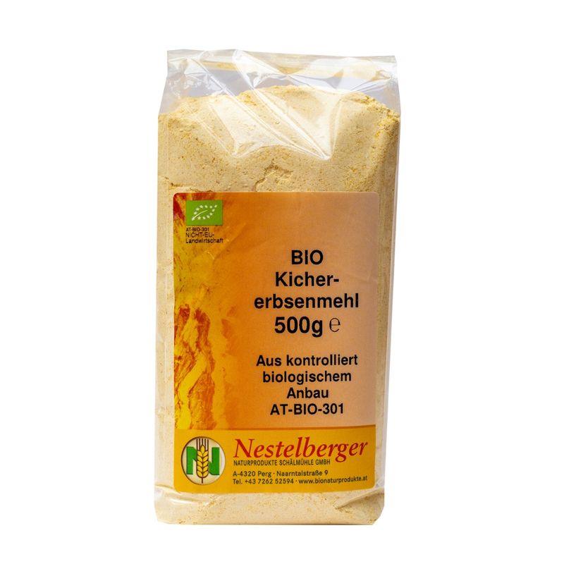 Nestelberger Bio Kichererbsenmehl 500g - Produktbild
