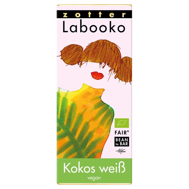 Zotter Schokolade Labooko Kokos - vegan - Produktbild