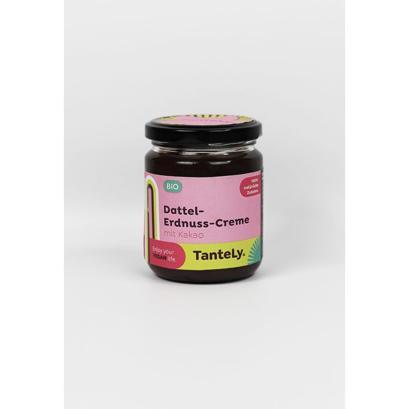 TanteLy TanteLy Bio-Nussmus aus Dattel & Erdnuss mit Kakao 250g - Produktbild