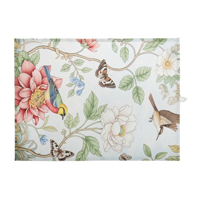 LIVING CRAFTS Küchenhandtuch 1400, 2er Pack, multicolour/birds/flowers, 50X70 cm - Produktbild