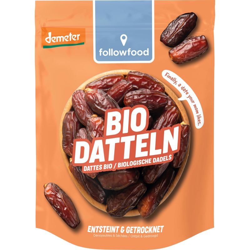 followfood Bio Datteln entsteint, getrocknet - Produktbild