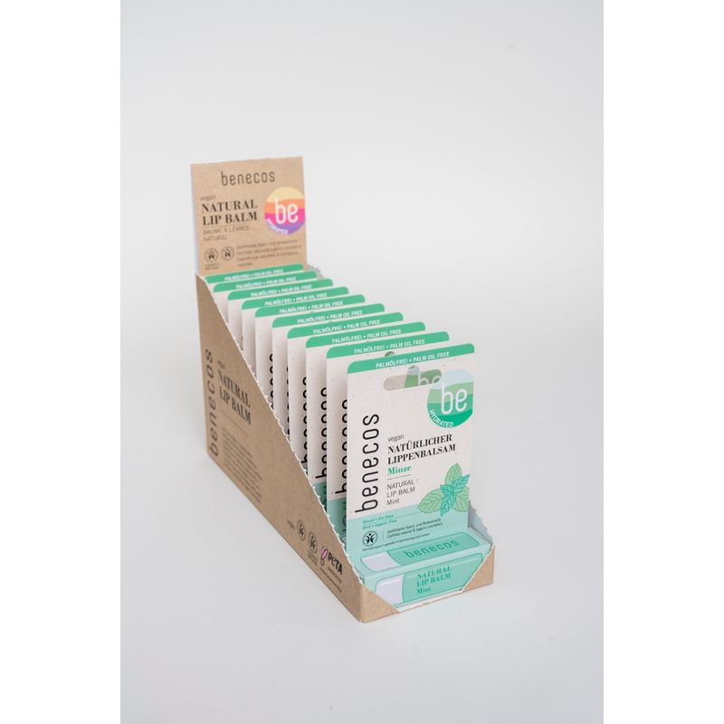 benecos benecos Lip Balm Display Minze - Produktbild