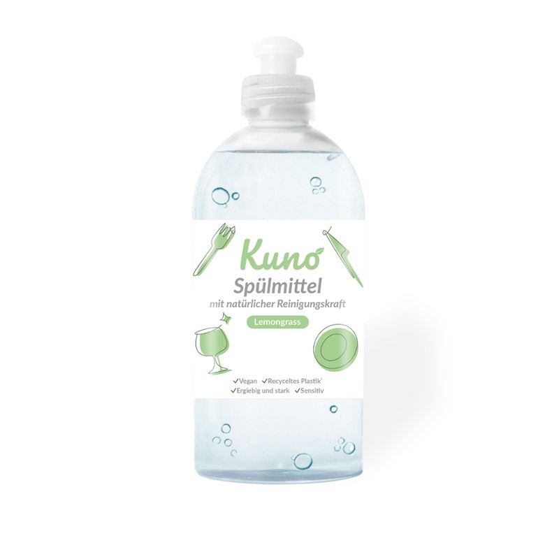 Kuno Kuno Hand Geschirrspülmittel - Lemongrass - 500 ml - Produktbild