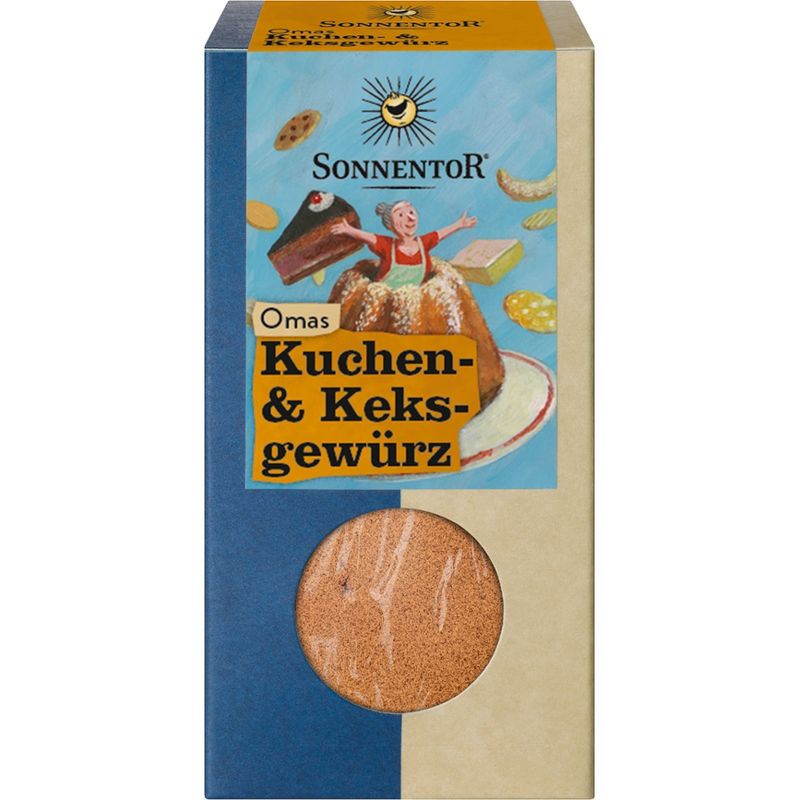 Sonnentor Omas Kuchen- und Keksgewürz, Packung - Produktbild