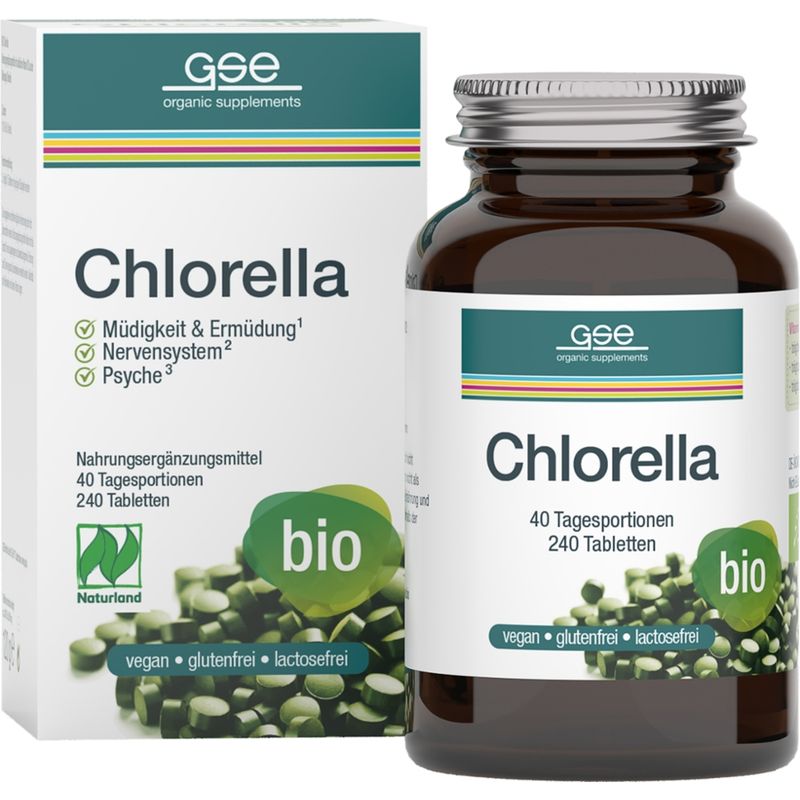 GSE  Chlorella (Bio), 240 Tabletten à 500 mg - Produktbild