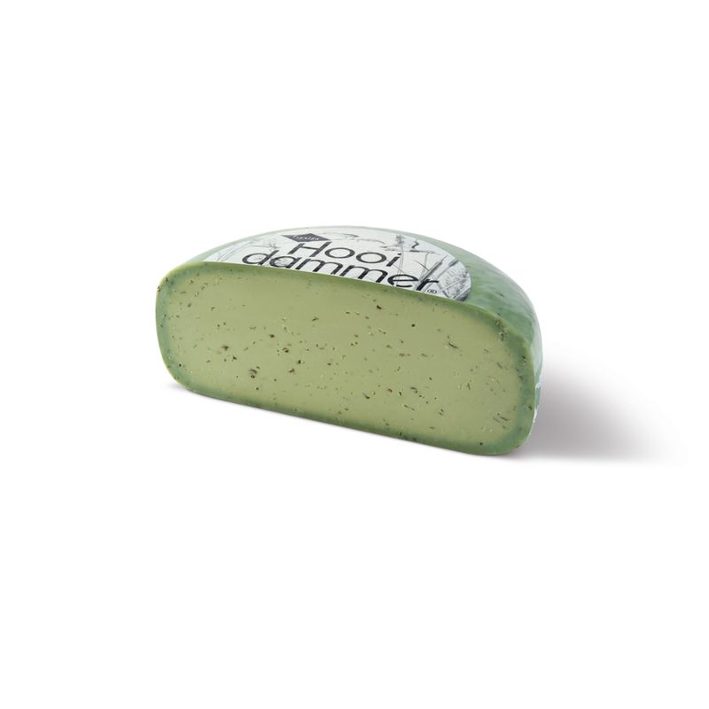 Hooidammer 1/2 Hooidammer Käsezubereitung aus Bio Schnittkäse Grünes Pesto Kräuter nach niederländischer Herstellungsart 4/5kg mindestens 50% Fett i. Tr. - Produktbild