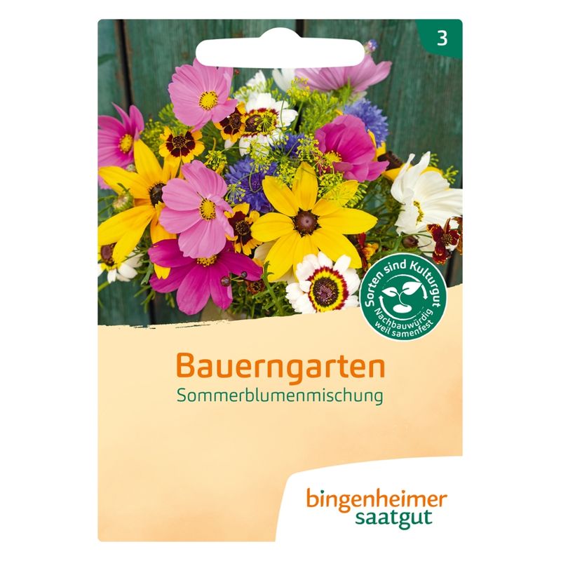 Bingenheimer Saatgut Bauerngarten - Blumenmischung (Saatgut) - Produktbild