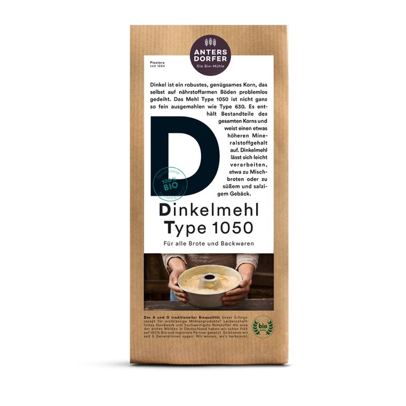 Antersdorfer - Die Bio-Mühle Bio Dinkelmehl Type 1050 - Produktbild