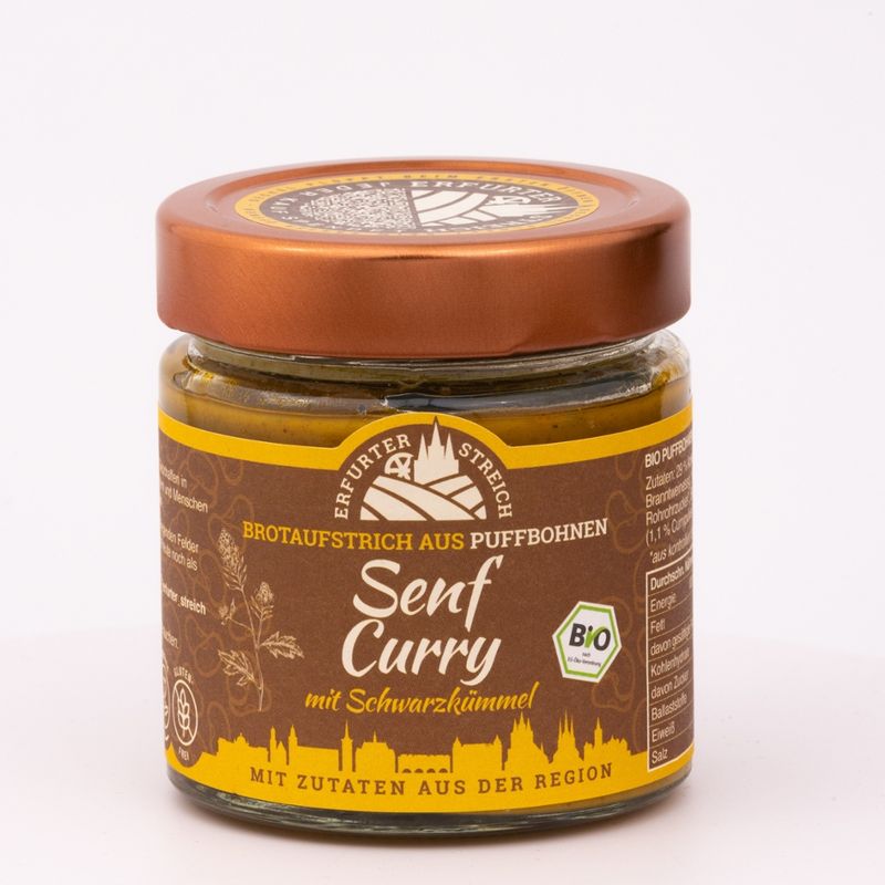 Erfurter Streich Erfurter Streich Bio Brotaufstrich Senf-Curry - Produktbild