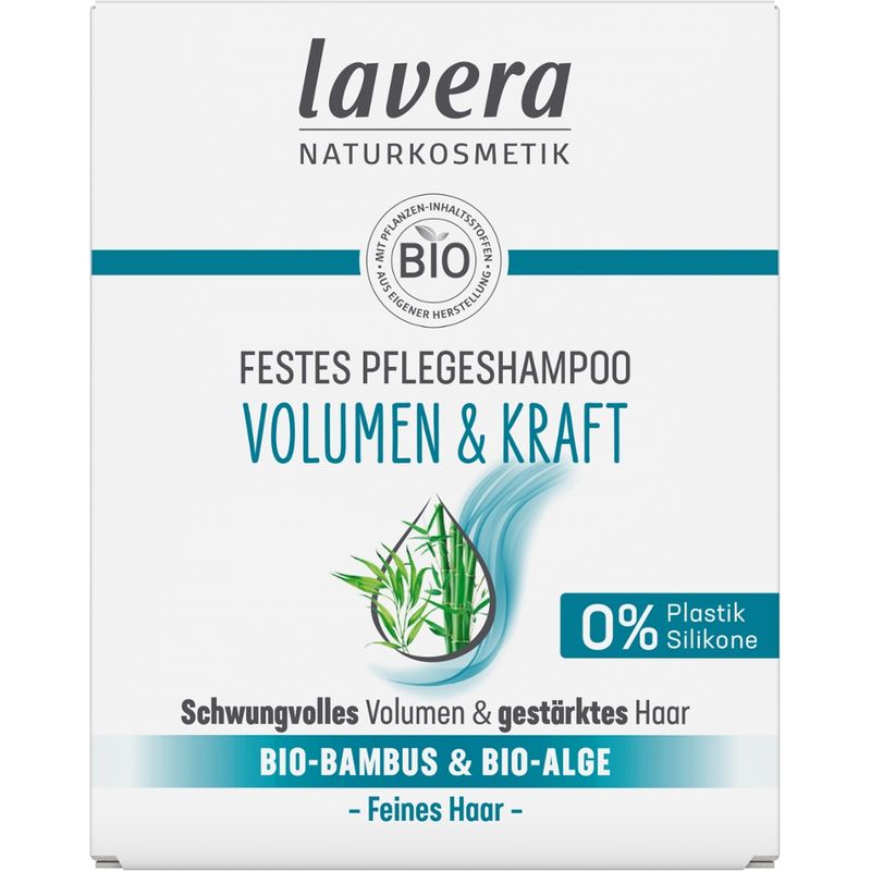 lavera Festes Pflegeshampoo Volumen & Kraft - Produktbild