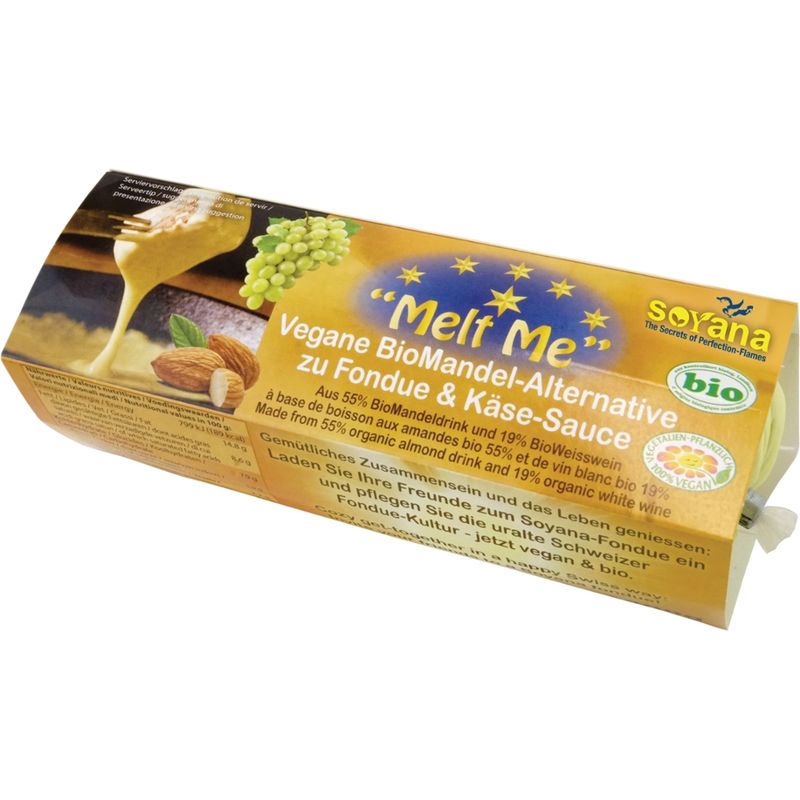 Soyana Melt Me – Vegane BioMandel-Alternative zu Fondue & Käse-Sauce - Produktbild