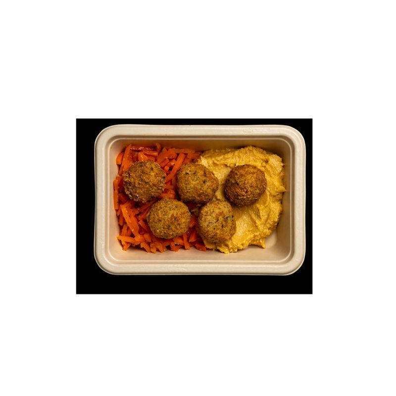 Kitchen-Combo Bowl Falafel Houmous mit Karotten-Sesamsalat - Produktbild