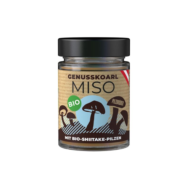 Genusskoarl Genusskoarl Bio-Shiitake Miso 190g mit Pilzen der Pilzbrüder aus Wien - Produktbild