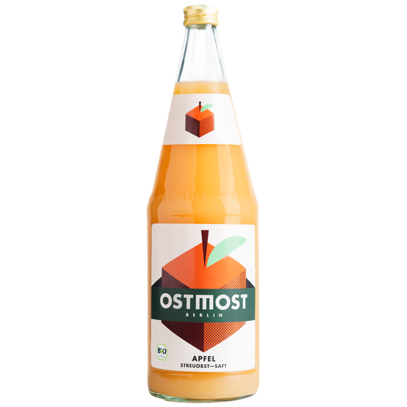 OSTMOST OSTMOST Bio Apfel Streuobst Dikektsaft trüb 1,0l - Produktbild
