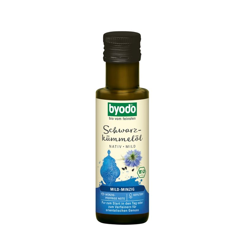 Byodo Black Cumin Oil, cold-pressed, mild 100 ml - Produktbild