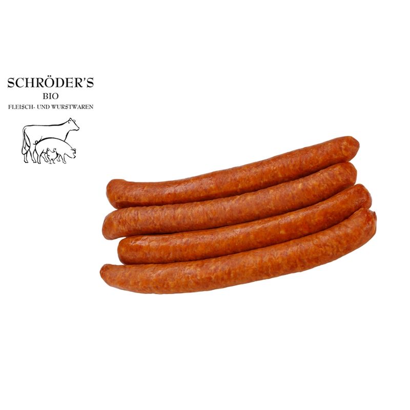 Schröder's Bio Fleisch- und Wurstwaren Rauchenden 20 x 50 g - Produktbild