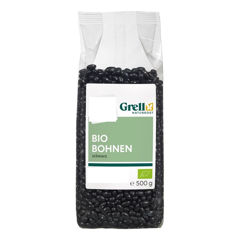 Grell Naturkost Bohnen schwarz - Produktbild