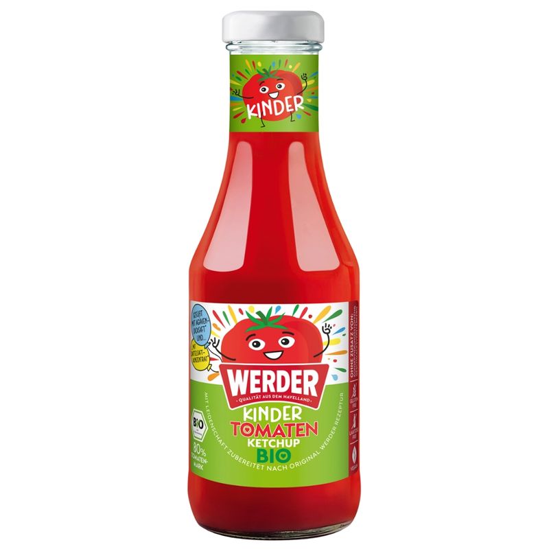 Werder Feinkost GmbH Bio Kinder Tomatenketchup 450ml - Produktbild