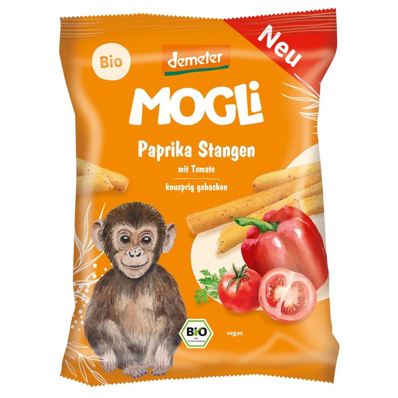 Mogli Paprika Stangen mit Tomate - Produktbild