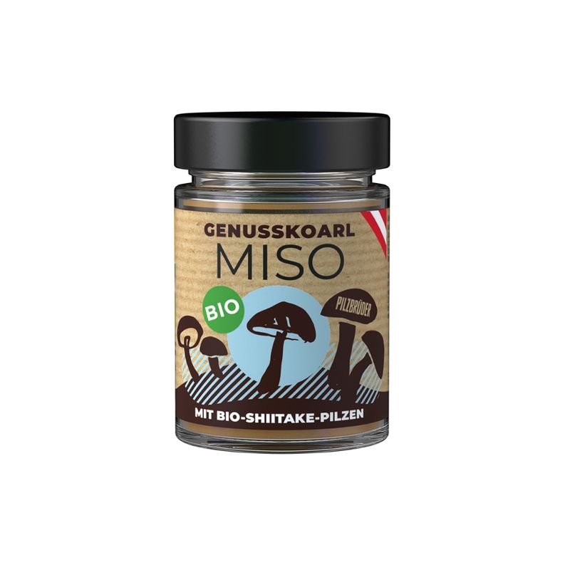 Genusskoarl Genusskoarl Bio-Shiitake Miso 190g mit Pilzen der Pilzbrüder aus Wien - Produktbild